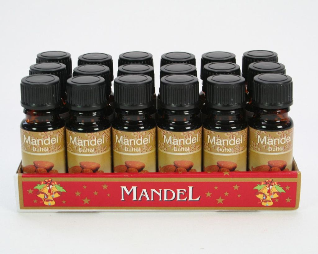 ELINA Duftöl 10ml Mandel in Glasflasche Produktbild 