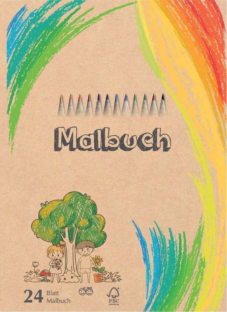 Bandermann Eco DIN A4 Malbuch 1 St. - Bürokleinmaterial