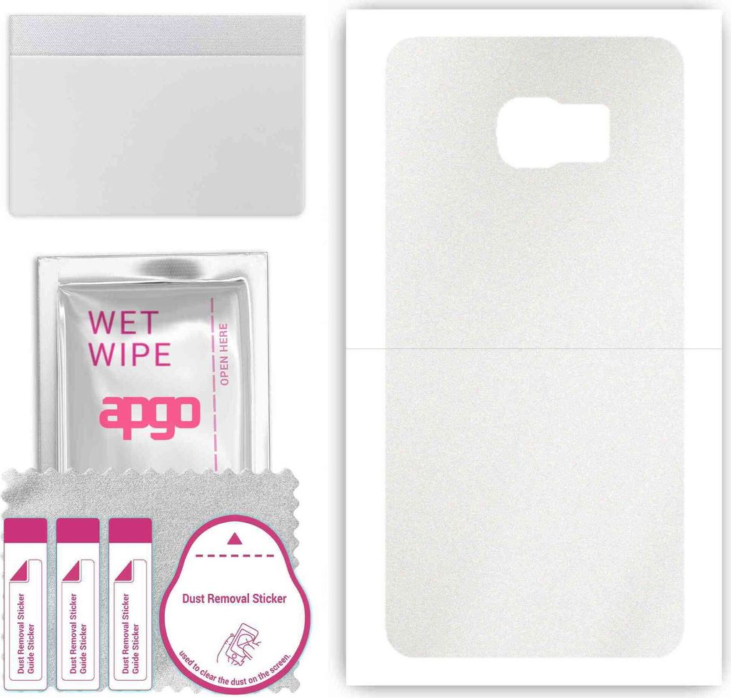 apgo Rückseite Schutzfolie, Skin, kompatibel mit Samsung Galaxy S6 Edge Plus SM-G928F, Hinten Displayschutzfolie aus Vinylfolie, kratzfest, einfac...