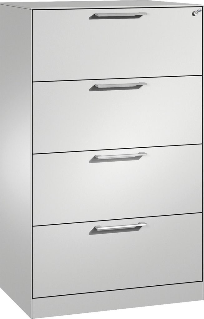 C+P Hängeregistraturschrank Asisto 146023412S10014 A4 2bahnig lgr/lgr