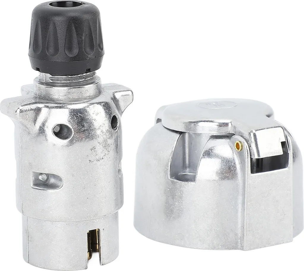 Adattatore Universale Per Veicoli Connettore A 7 Pin Per Rimorchio - Adattatore Per Veicoli RV E Caravan, Design Impermeabile Color Code