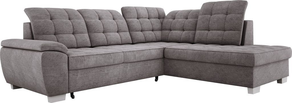 Komfortables Ecksofa LOTTA, Maße 258x212cm, Mit Schlaffunktion Und Hochwertiger Polsterung – Ideales Möbelstück Für Kleine Und Große Räume ...