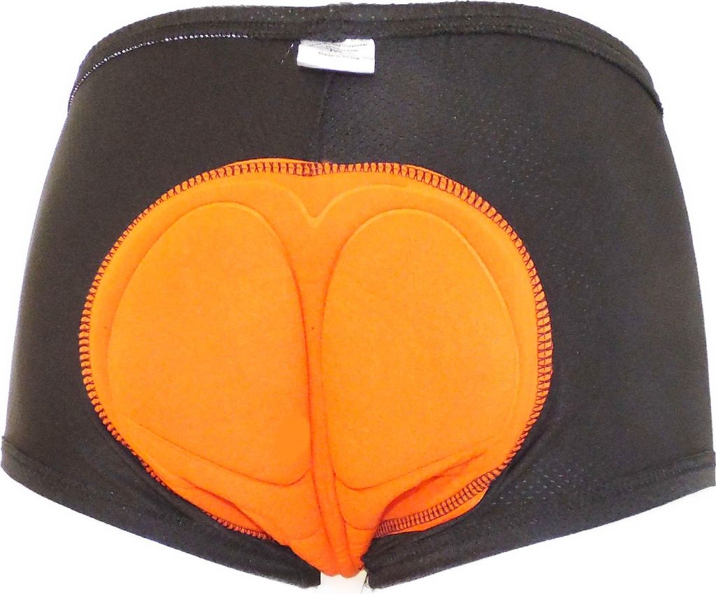 Fahrrad-Unterhose mit anatomische geformten Gelpolster