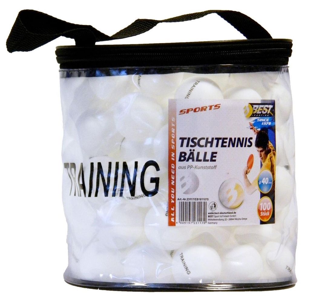 Best Sporting Tischtennisbälle, 40 mm, Qualität 1 Stern, Produktbild 