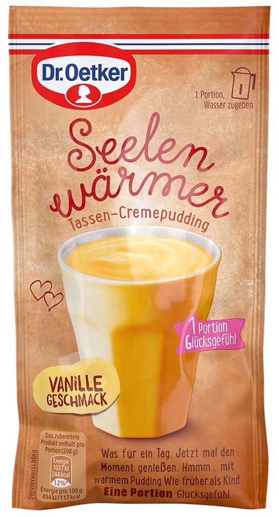 Oetker Soul Warmer Pudding Vanilla 0,058 Kg Zdjęcie produktu 