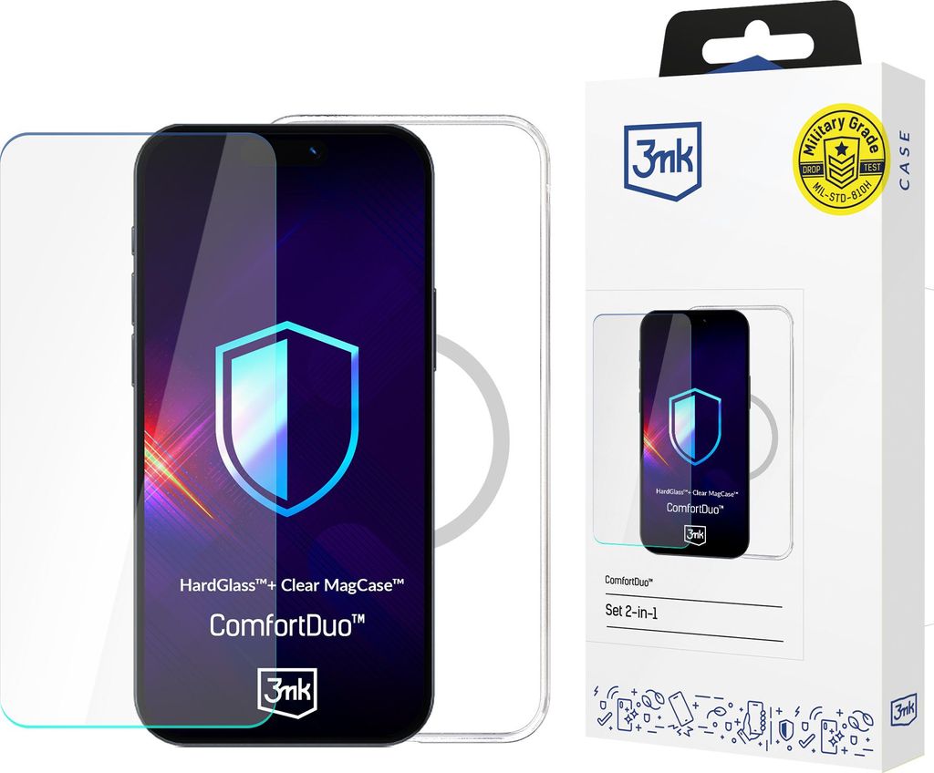 Samsung Galaxy S25 Ultra – 3Mk Comfortduo Clear Magcase