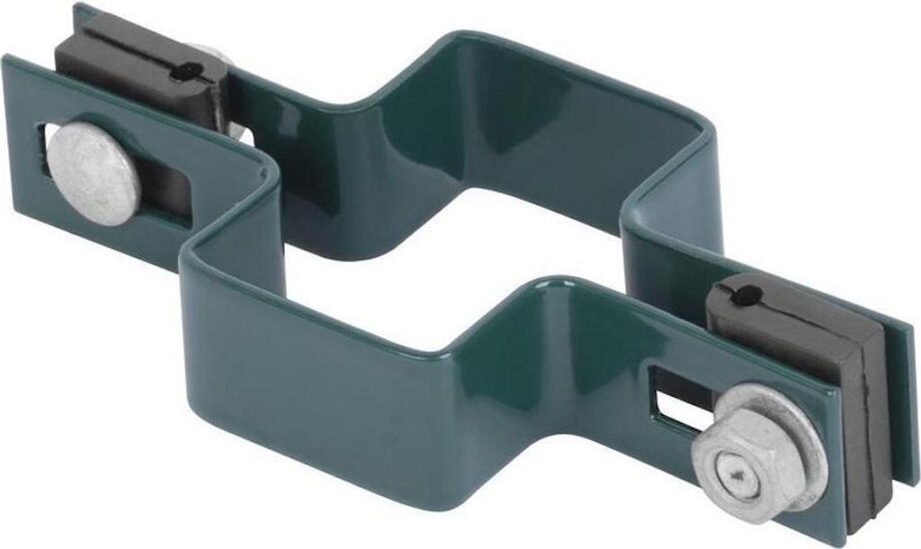PROREGAL Maschendrahtzaun, Drahtspanner Eurostandard, 60x40mm, kontinuierlich, grün, Zn+PVC, RAL6005, Quadrat