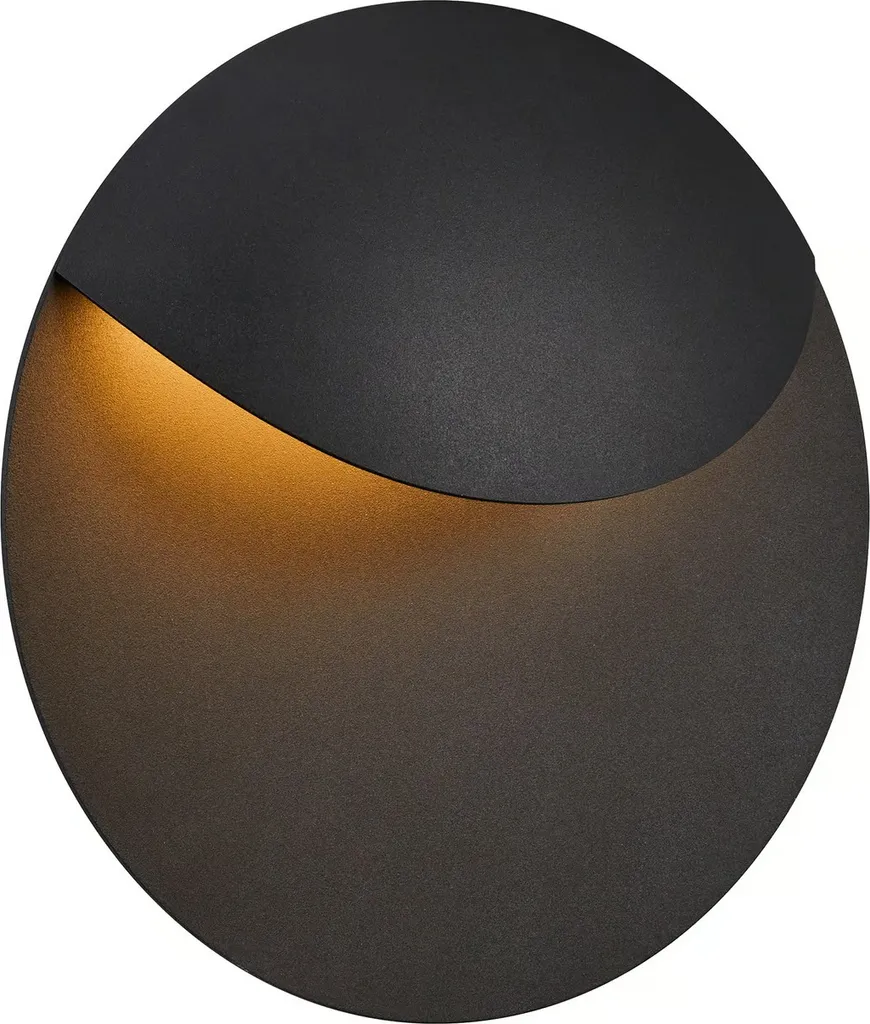 Luminaire Mural Extérieur LED Valopin Nordlux IP54 pour Façade Noire