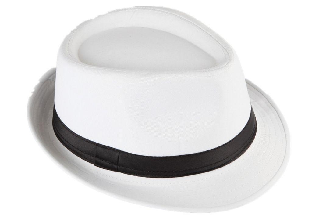 Panama Hut Fedora Sonnen Hut Weiss 56