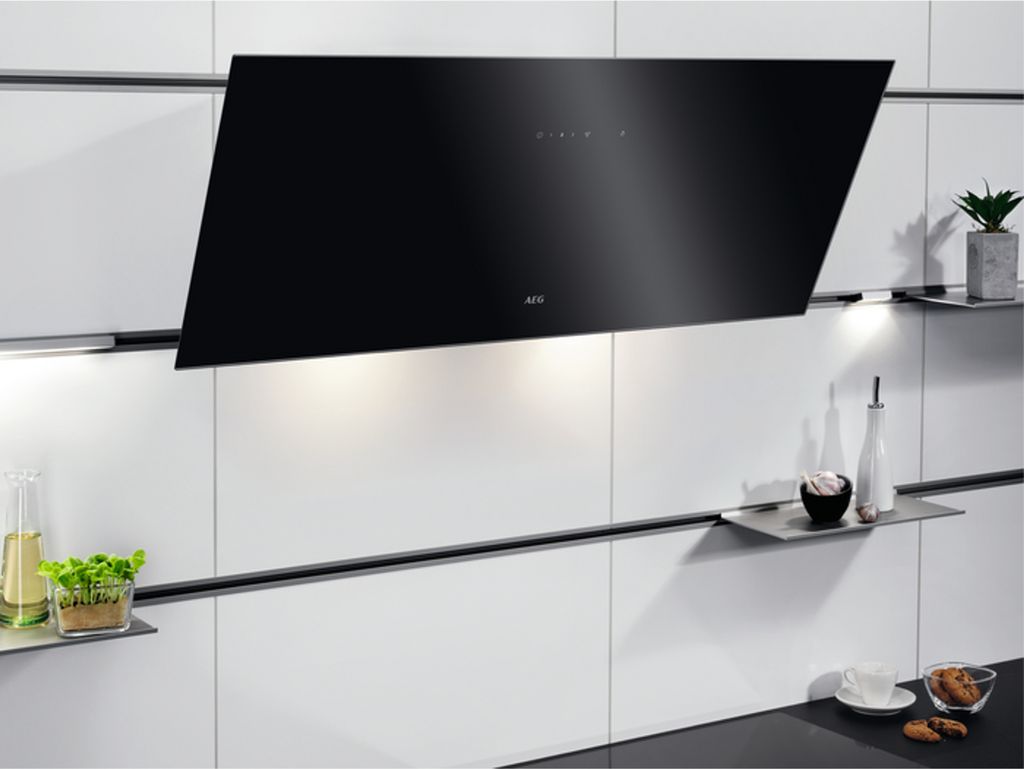 AEG 7000 Hob²Hood / Wandhaube / 90 cm / Schwarz DVK5961HB Produktbild 3