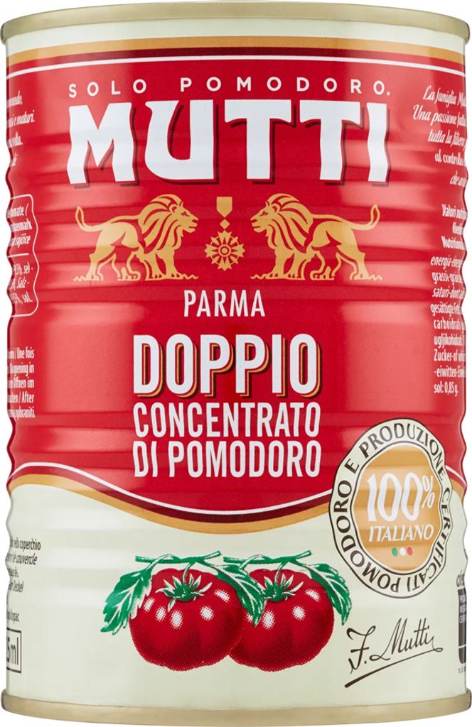 6x Mutti Doppio Concentrato Lattina 880g Produktbild 