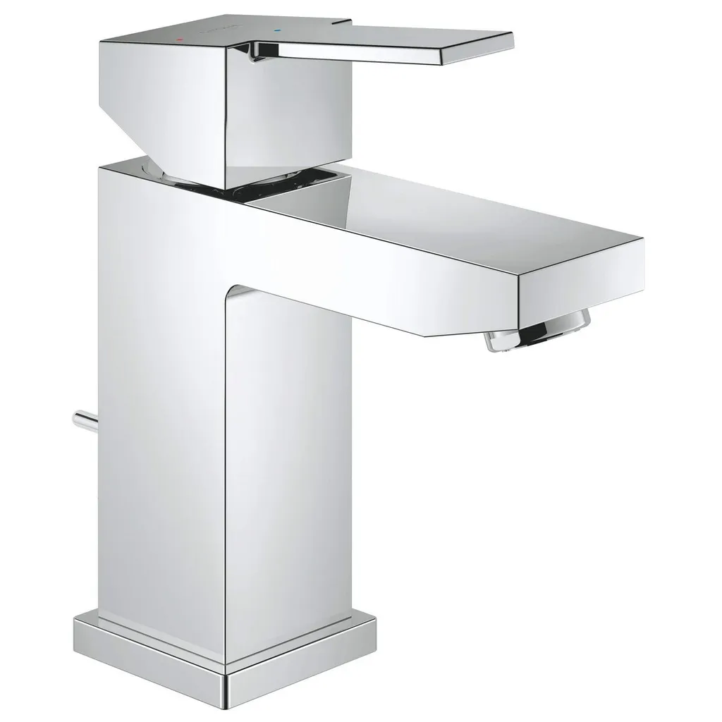 Mitigeur de lavabo Grohe Sail Cube en chrome avec système QuickFix facile