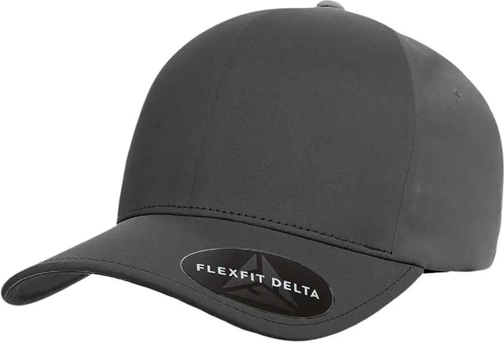 Flexfit - Cappello da baseball "Delta" per uomo/donna Unisex PC5719 (S-M) (Grigio scuro)