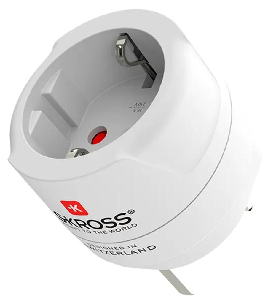 Skross Europe to UK Reiseadapter Retail, für 2- und Produktbild 