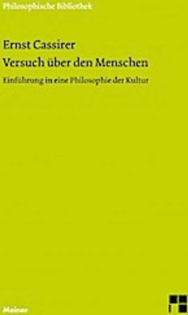 Livre de Philosophie Versuch über den Menschen - Essai classique broché