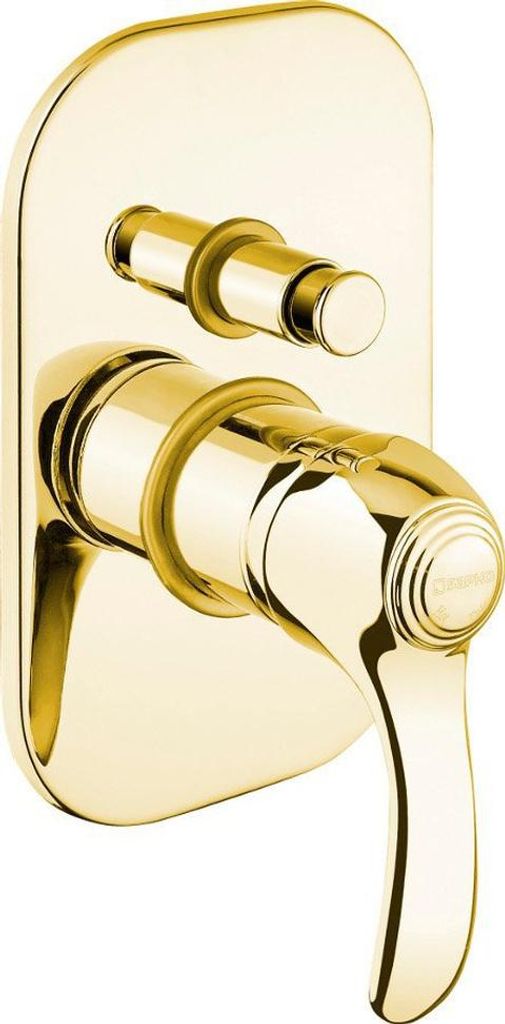 Sapho KIRKÉ Unterputz-Duscharmatur, 2 Wege, Gold