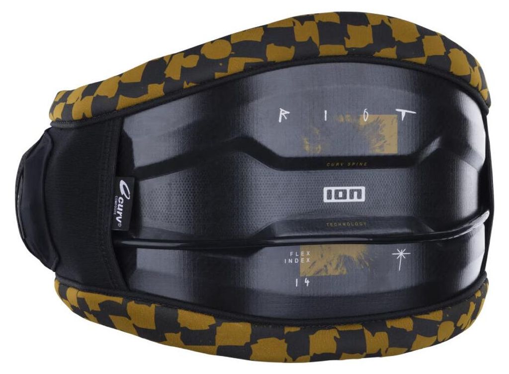 ION Waist Kite Riot Curv Gold-Burst Neoprenanzug und Gurtzeug Größe 50/M