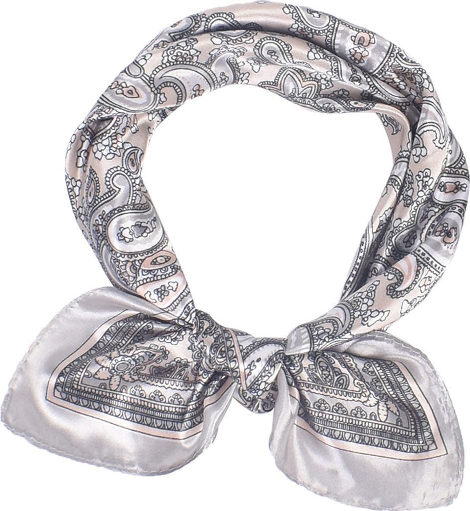INF Paisley Bandana Halstuch 2er Pack Grau