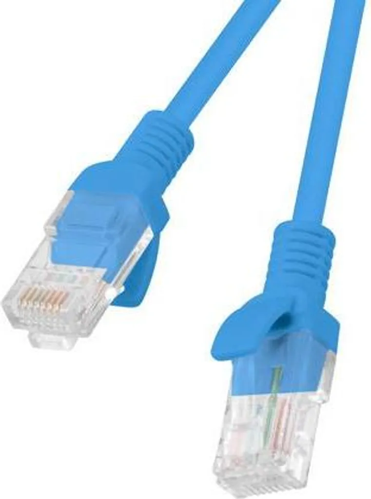 Cavo di rete Lanberg PCU5-20CC-0025-B Blu 0,25 m Cat5e U/UTP (UTP)