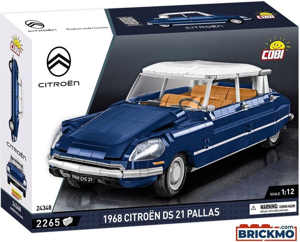 Citroen DS 21 Pallas 1968 (Maßstab 1:12) - COBI COBI-24348 Obrázek produktu 8