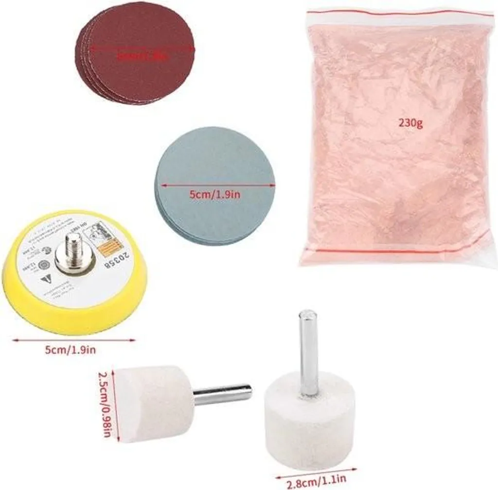 Comment enlever rayure sur vitre ? Kit polissage verre oxyde de cérium - 3