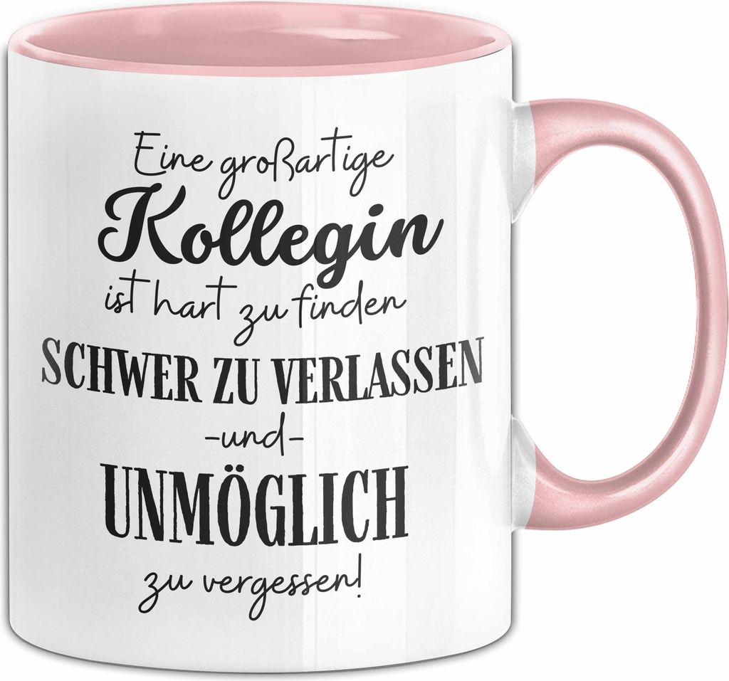 Kollegin Abschied Geschenk Tasse Abschiedsgeschenk für Produktbild 