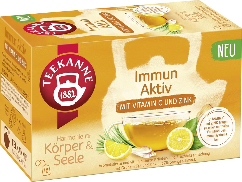 Teekanne Immun Aktiv 18er Produktbild 