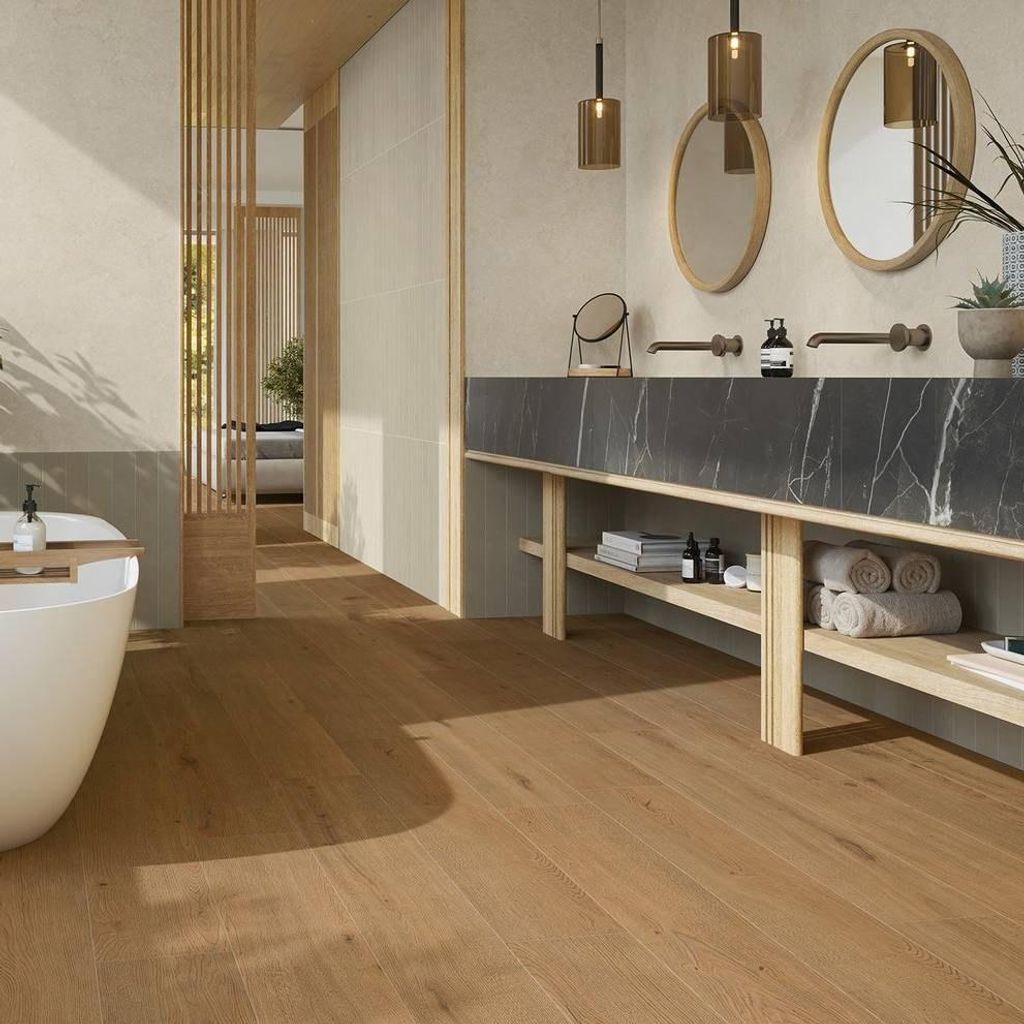 CASA39 Fliesen Holzoptik Beige 7,5x60 cm Marca Corona Elisir Touch