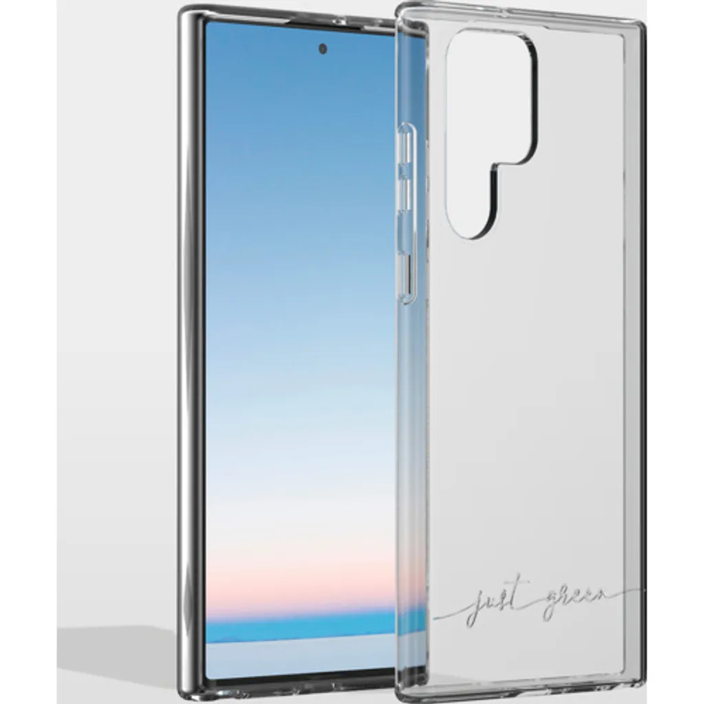 Étui Just Green transparent pour Galaxy S22 Ultra - Coque écologique