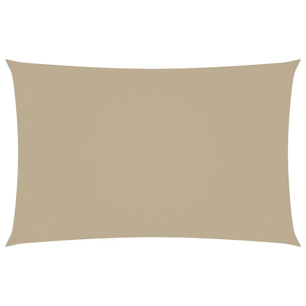 Vela Ombreggiante vidaXL 2,5x5m Beige | Tessuto Oxford Anti-Pioggia