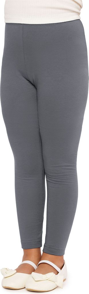 Merry Style Mädchen Lange Leggings aus Baumwolle MS10-225 (Grau, 110 cm)