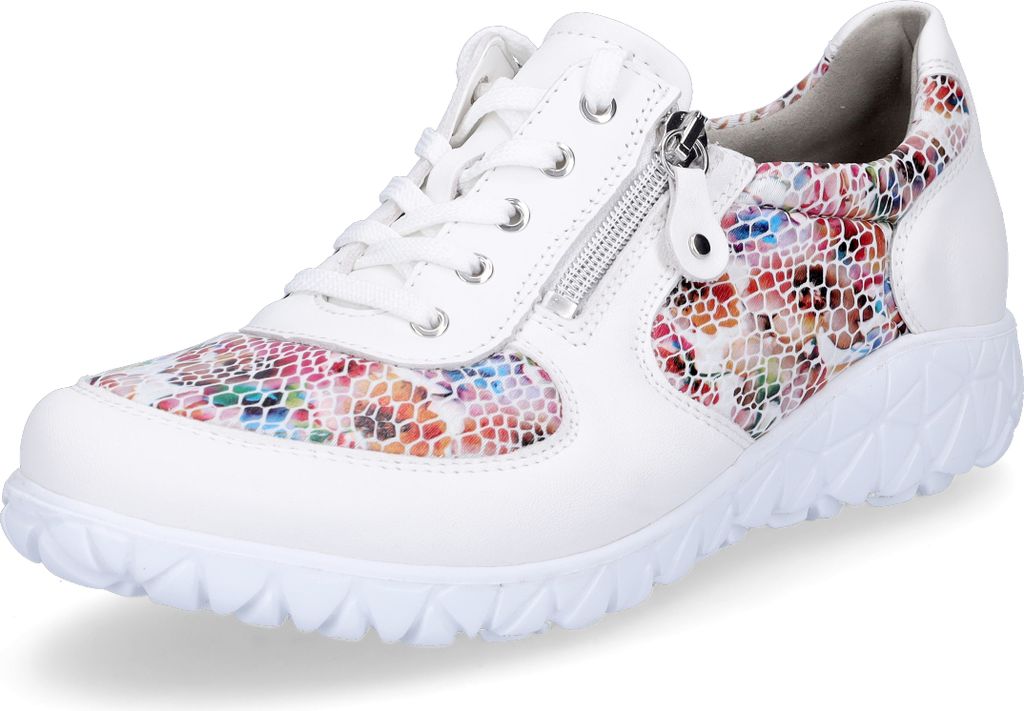 Waldläufer Damen Schnürschuh Havy weiß multi 6,5 Produktbild 