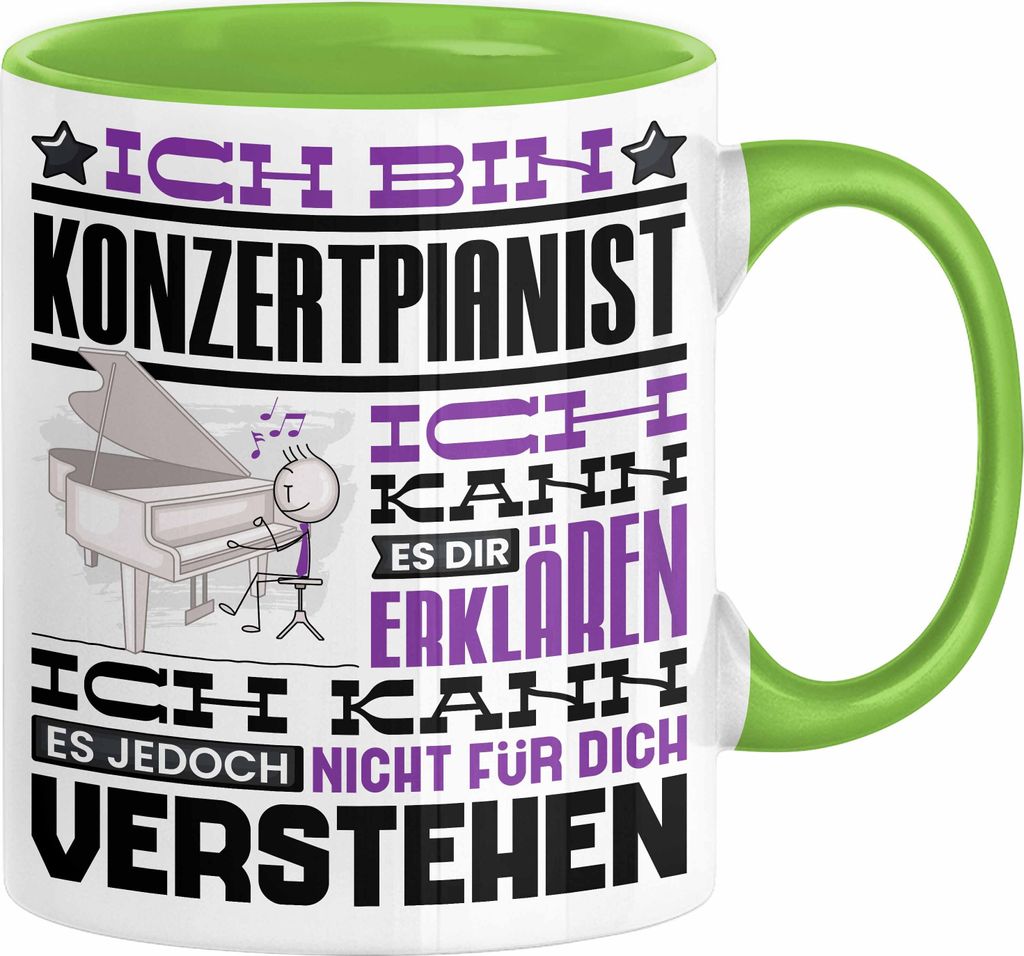 Konzertpianist Geschenk Tasse Lustige Geschenkdiee für Produktbild 