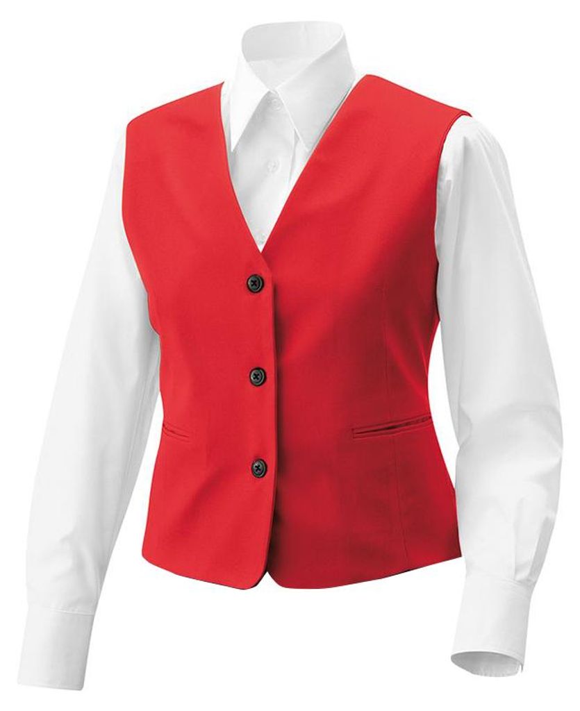 Damen Weste Gillette rot, 2XL : 2XL : rot : 65% Polyester Produktbild 