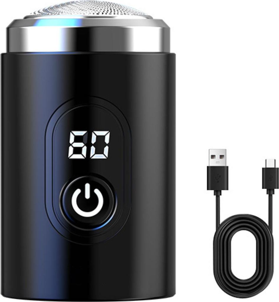 Wasserdichter elektrischer Körperhaartrimmer für Intimbehaarung, Körperrasierer-Set für Männer inklusive Hoden- und Bikinizone (1 Set)