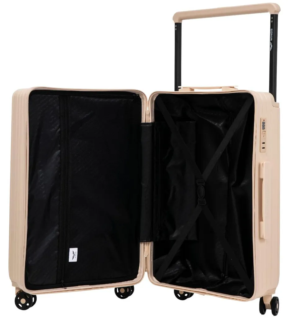 Grande valise rigide 28 pouces blanche à double compartiment interne - 5