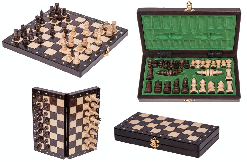 SQUARE -Magnetické šachy Classic - drevená šachová súprava Obrázok produktu 