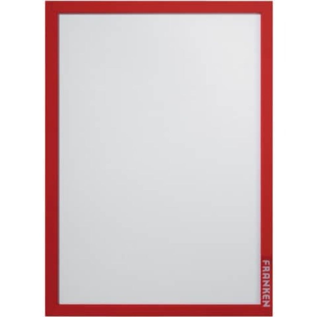 Franken Aushangrahmen Frame It PRO, DIN A4, Hartfolie, matt, rot, 1,82 mm