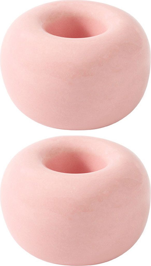 2 Stück Zahnbürstenhalter, glatte Keramik im japanischen Stil, rund, einfarbig, Zahnbürstenbasen, Badezimmer-Arbeitsplatten, Zahnbürsten-Aufbew...