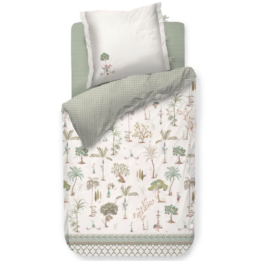Pip Studio Giardini di Frutta Bettwäsche-Garnitur Farbe White Größe 155x220+80x80