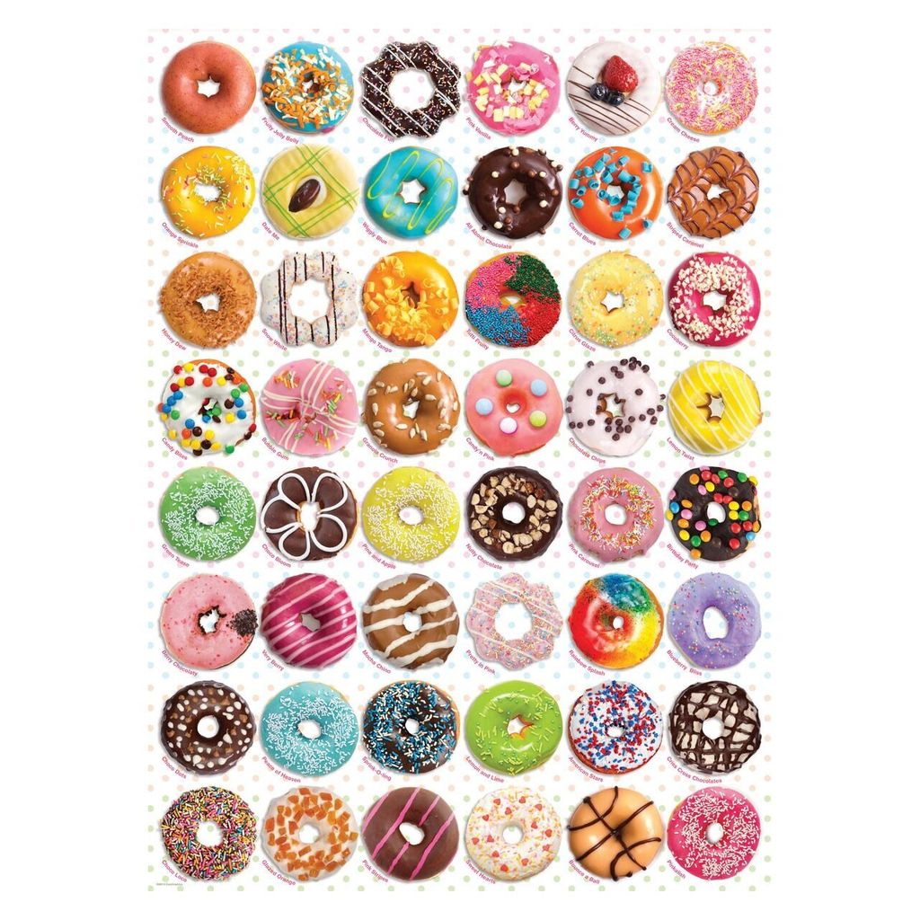 Eurographics Donuts Tops 1000pcs, 1000 Stück(e), Speisen Produktbild 