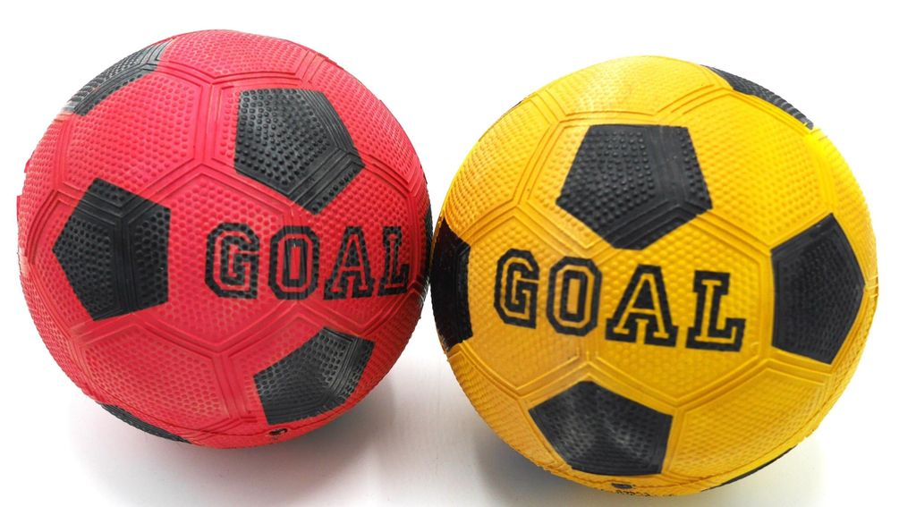 Van der Doelen Gummiball rot oder gelb, 15 cm Durchmesser