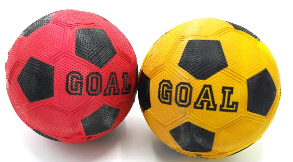 Balle en caoutchouc de 15 cm pour initiation sportive et jeux