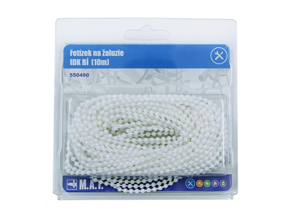 Kette für Jalousien IDK WHITE (10m) Blister