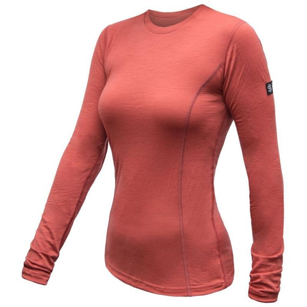 T-Shirt Sensor Merino Active Damen lang terracotta größe L 23200038-02