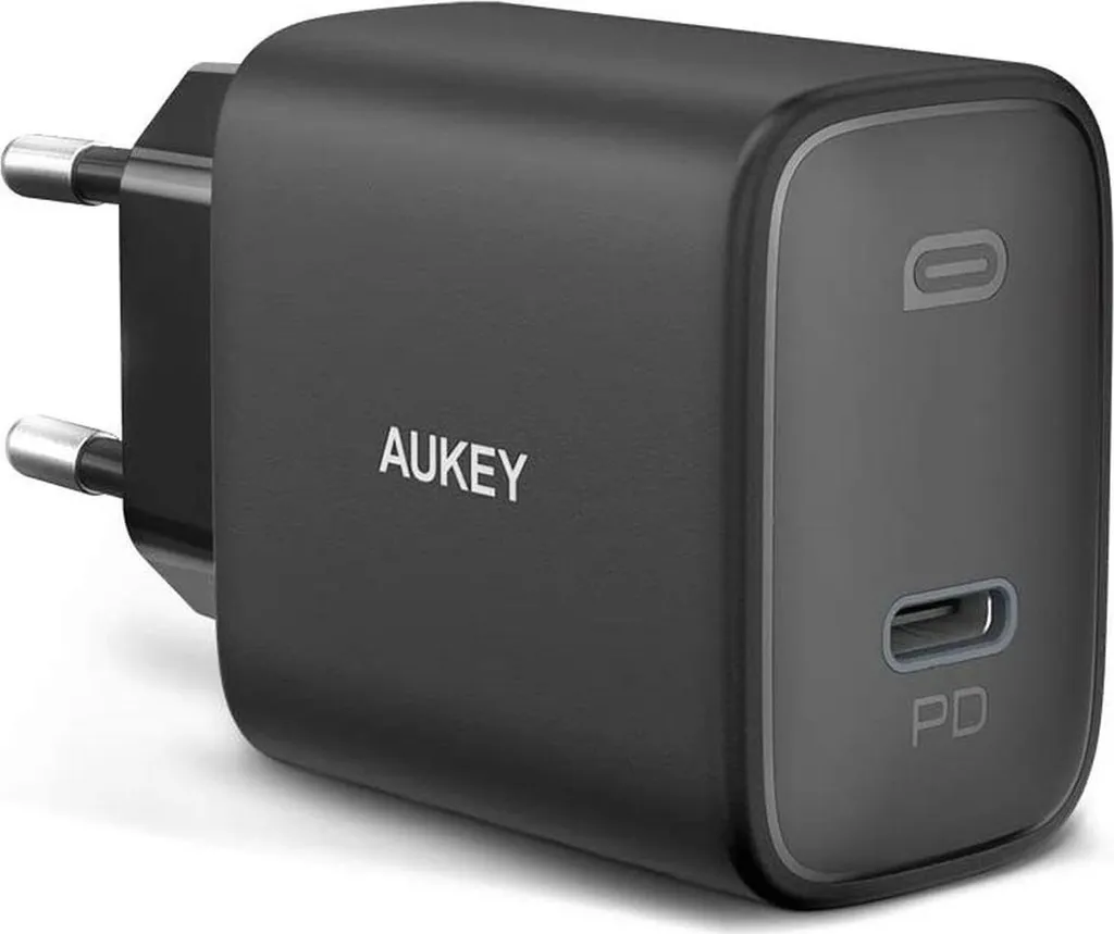 AUKEY Swift 20W Caricatore Auto USB C PD PA-F1S-BK | Ricarica Rapida