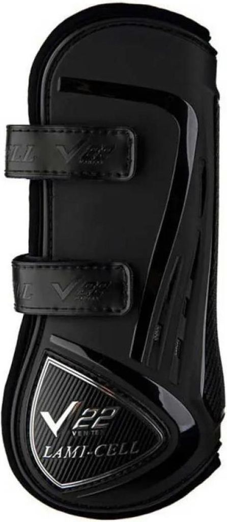 LAMI-CELL V22-Neopren-Innenseite Carbon Gamaschen Klettverschluss, Farbe:schwarz, Größe: M