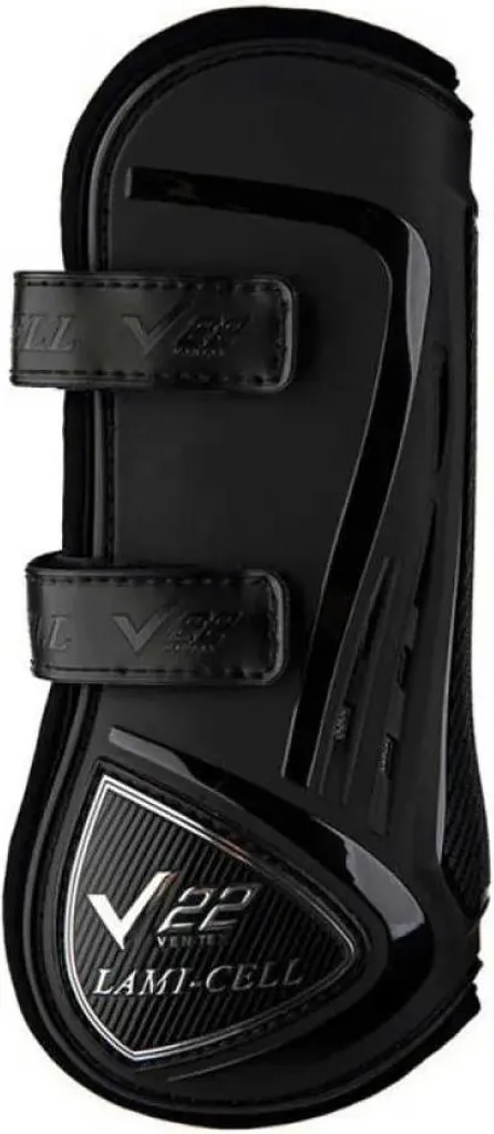Guêtres de Protection Cheval Lami-Cell V22 Carbone Noir en Taille S