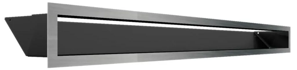 Grille d'aération 90x1000 mm pour hotte de cheminée et poêle à bois