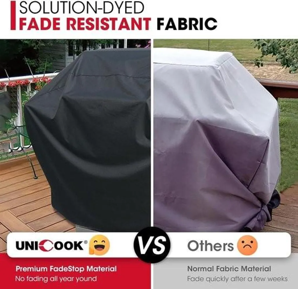Housse de protection barbecue 190 cm - Bâche extérieure imperméable - 5